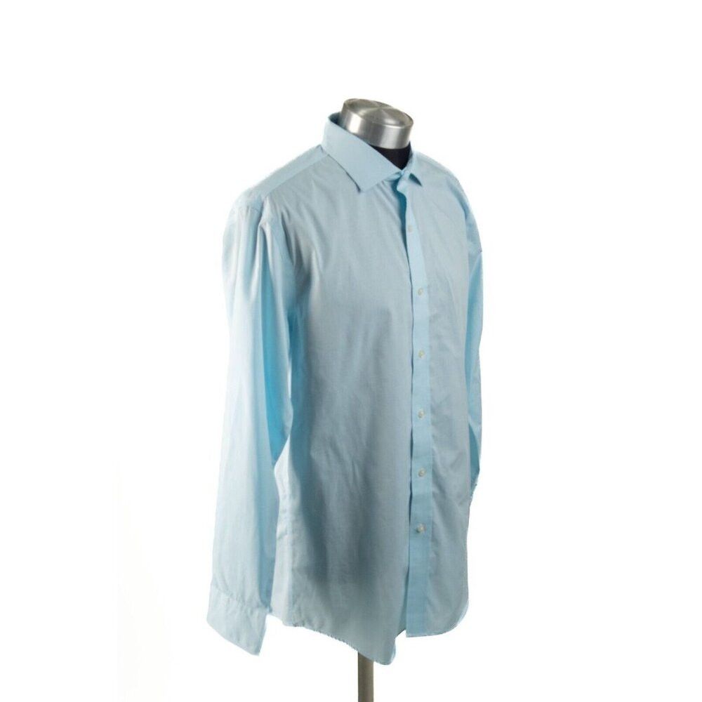 Lauren Ralph Lauren Ralph Lauren Polo Button Up Shirt 17 34/35 Blue Slim Long S Size US M / EU 48-50 / 2 - 6 Thumbnail