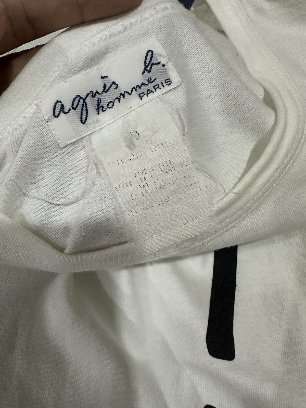 agnes b. Designer x Aguis Homme Paris x Tshirt x Rare item Size US S / EU 44-46 / 1 - 7 Thumbnail