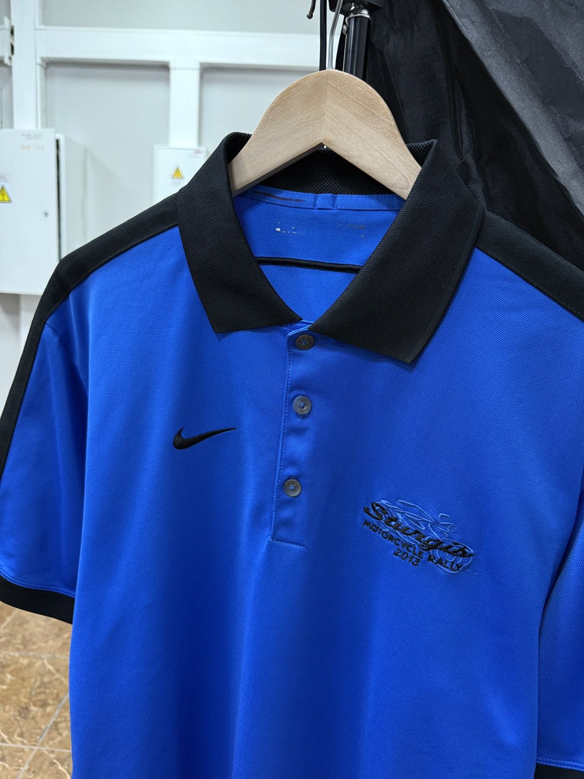Nike 🇺🇸 Vintage Nike Sturgis Motorcycle Rally 2013 Polo T-Shirt Size US M / EU 48-50 / 2 - 1 Thumbnail