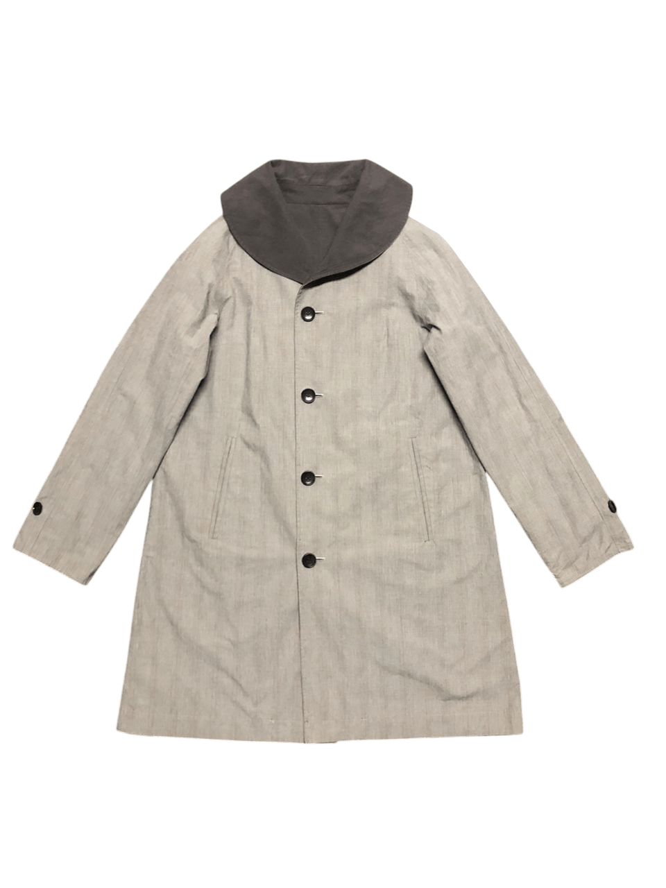 Beams Japan Beams Boys Rivesible Overcoat Plaid Brown Design rare Size US S / EU 44-46 / 1 - 2 Thumbnail
