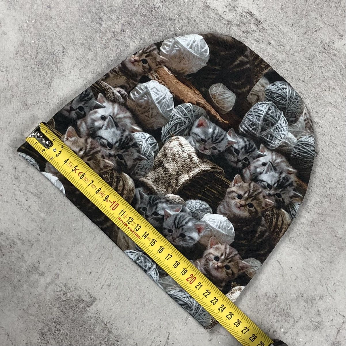 Vintage Made In Jail Kittens Beanie Hat AOP Krimprod Sweden Prison Size ONE SIZE - 9 Thumbnail
