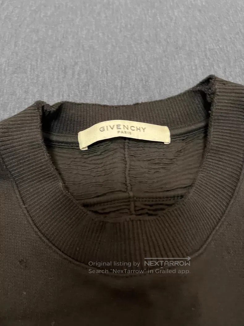 Givenchy Givenchy Black Ripped Hoodie Size US M / EU 48-50 / 2 - 3 Thumbnail