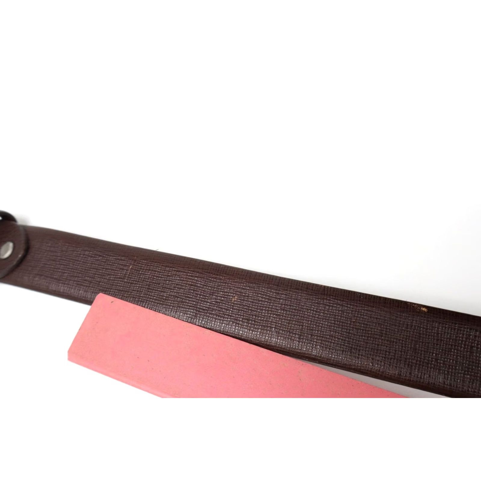 Suitsupply Suitsupply Belt Men's 85/34 Real Leather Textured Brown Square Buckle Belt Mens 85/34 Brown Square Buckle Leather Size ONE SIZE - 7 Thumbnail