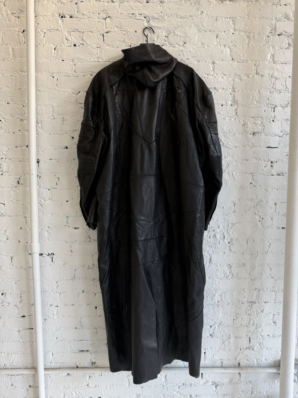 Balenciaga BALENCIAGA LEATHER MOTO TRENCH Size US L / EU 52-54 / 3 - 3 Thumbnail