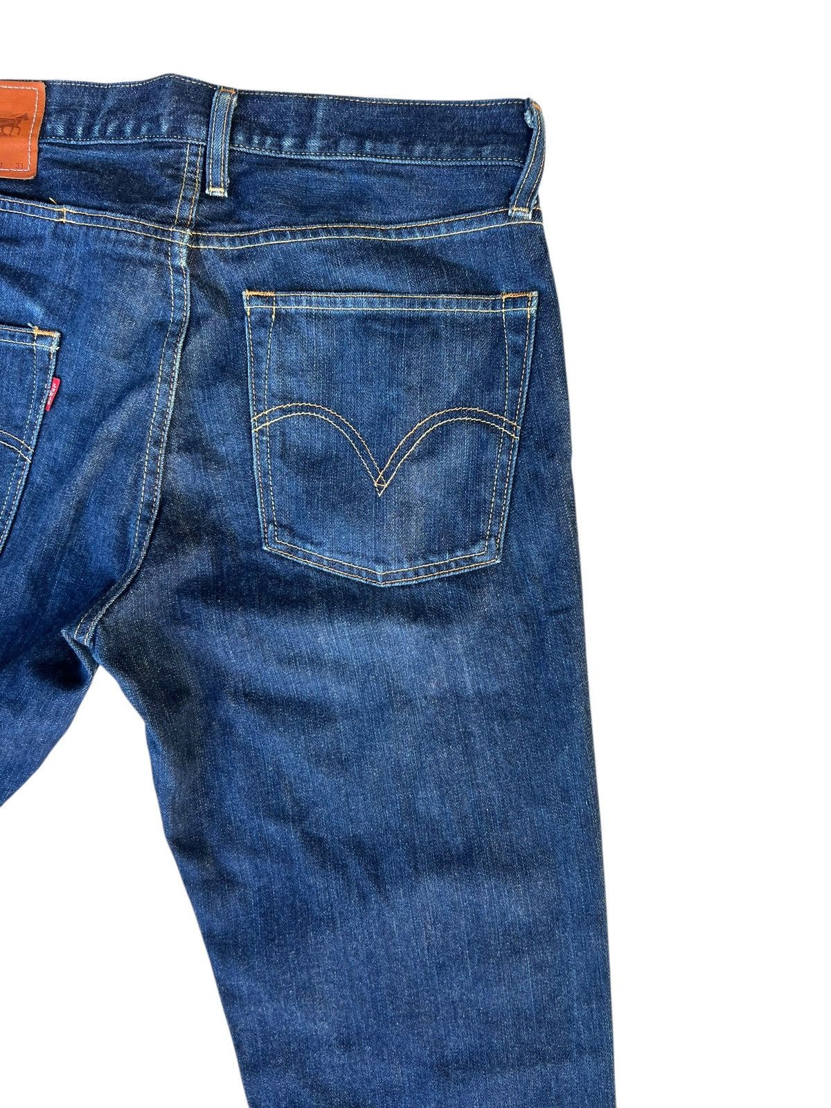 Levi's 2010 Levi’s Takahiro Kuraishi Redline Denim Lefty Jeans Size US 31 - 20 Thumbnail