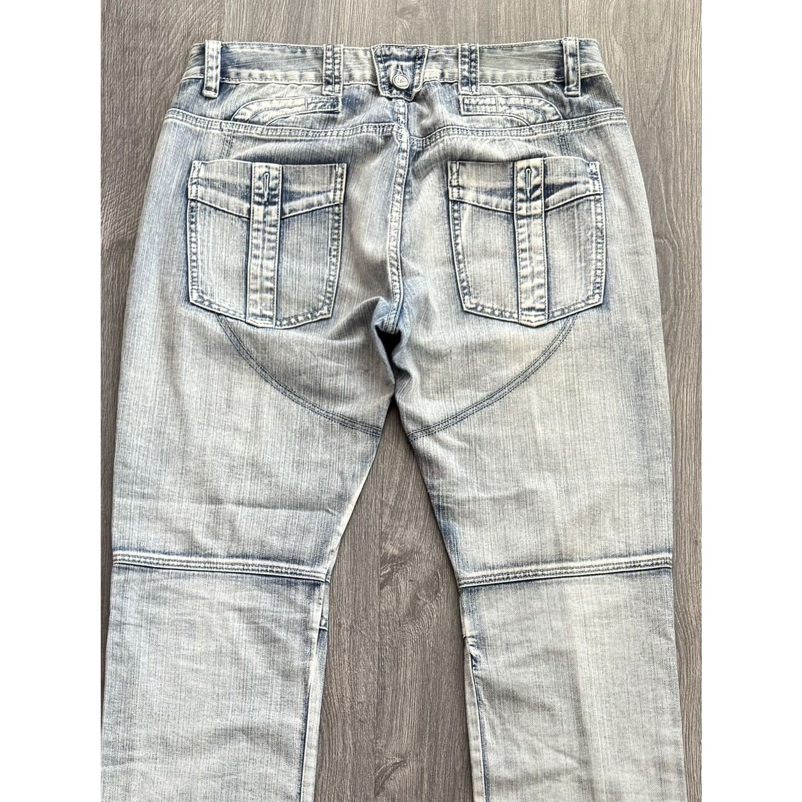Japanese Brand Y2K Vintage Japanese Washed Zip Jeans Size US 34 / EU 50 - 7 Thumbnail
