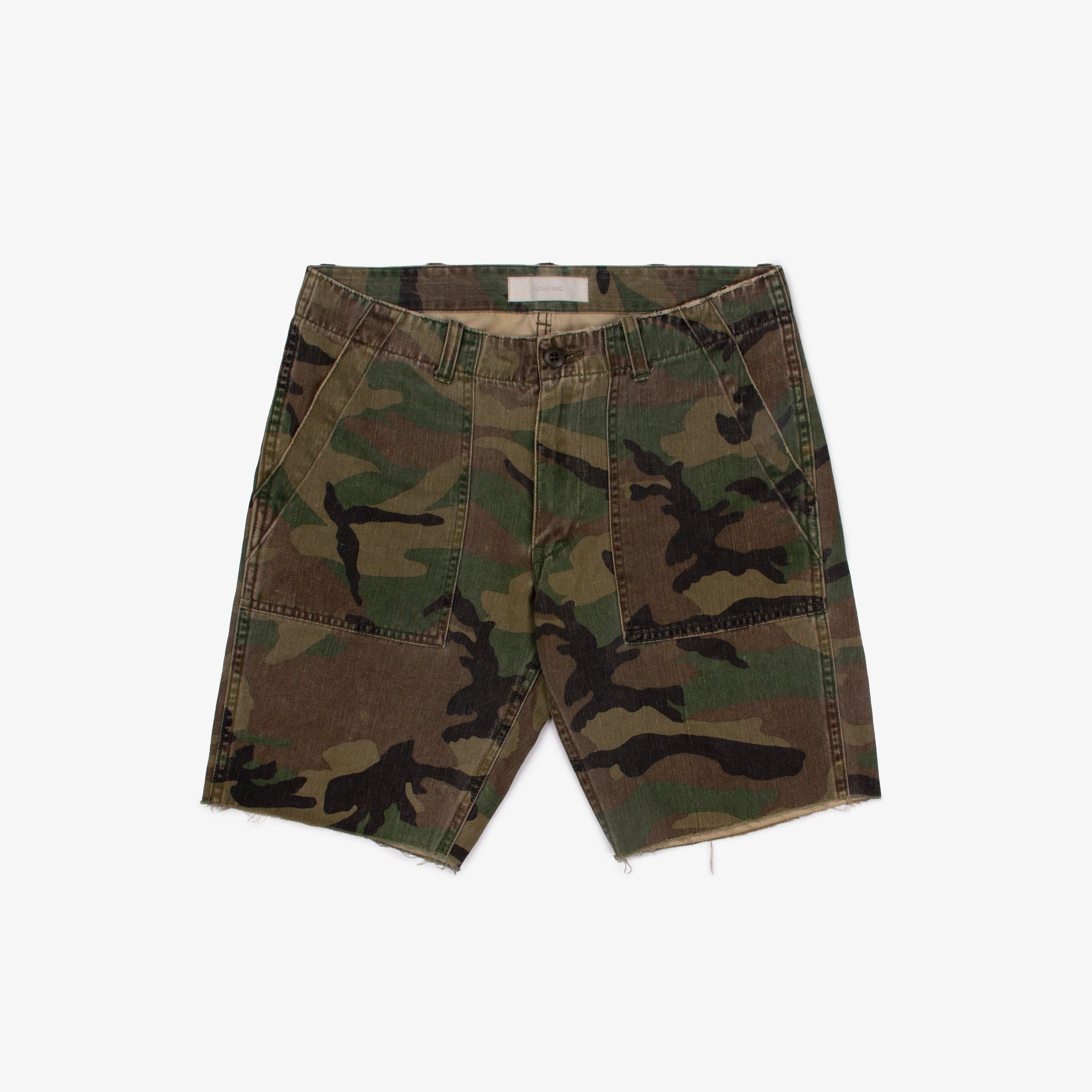 Vintage ALOAH RAG CAMO CARPENTER SHORT Size US 32 / EU 48 - 2 Thumbnail
