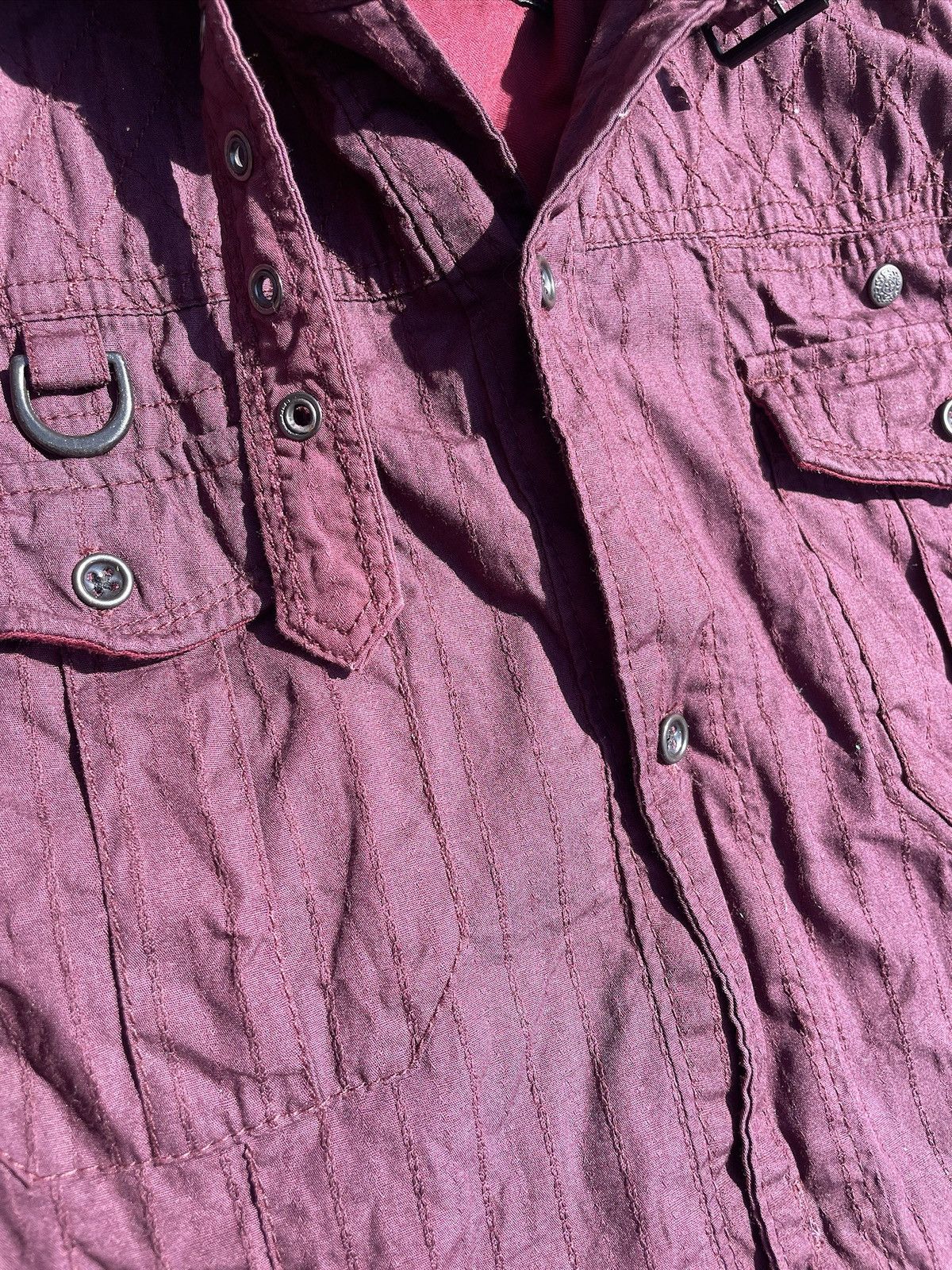 If Six Was Nine 2000s Japanese archive Vkei Belted Button Shirts Gyaruo Size US S / EU 44-46 / 1 - 6 Thumbnail
