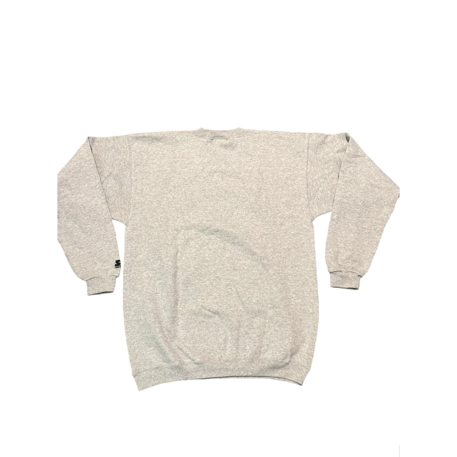 Starter VINTAGE Starter New York Yankees Sweatshirt MLB Gray Oversized Large Crew Neck Men's 1998 Champ Graphic Print Fleece Knit Pullover Size US L / EU 52-54 / 3 - 5 Thumbnail
