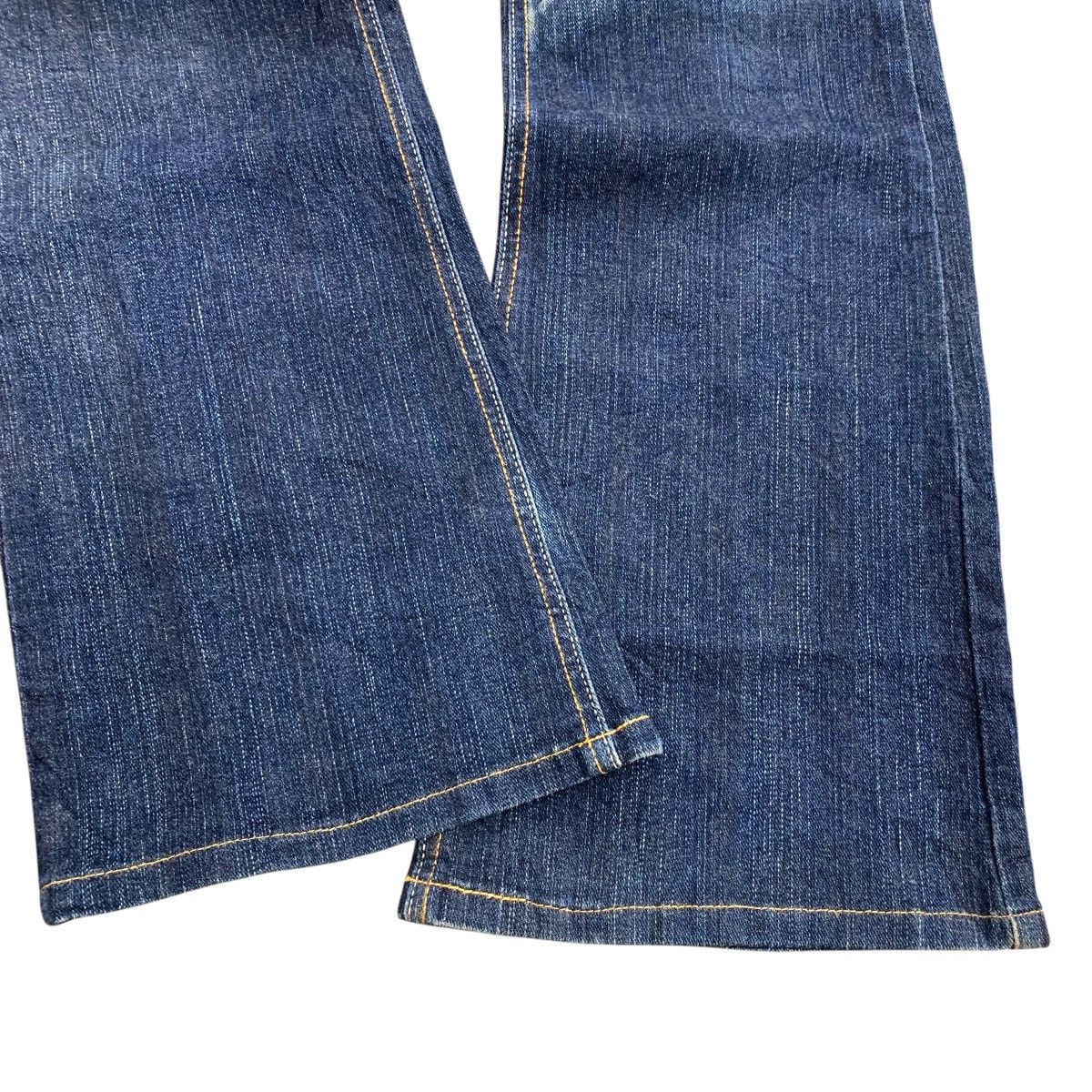 If Six Was Nine × Japanese Brand × Le Grande Bleu (L.G.B.) LGB Style 2000’s Edwin Something Bootcut Flared Jeans Size US 30 / EU 46 - 4 Thumbnail