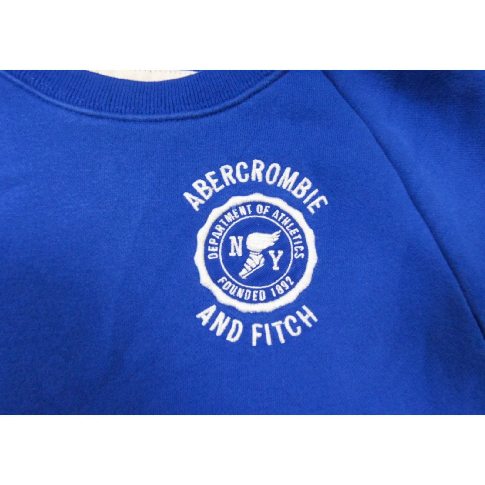 Abercrombie & Fitch Abercrombie & Fitch Sweatshirt Mens XL Blue Crewneck Fleece Sweater Pullover Knit Size US XL / EU 56 / 4 - 3 Thumbnail
