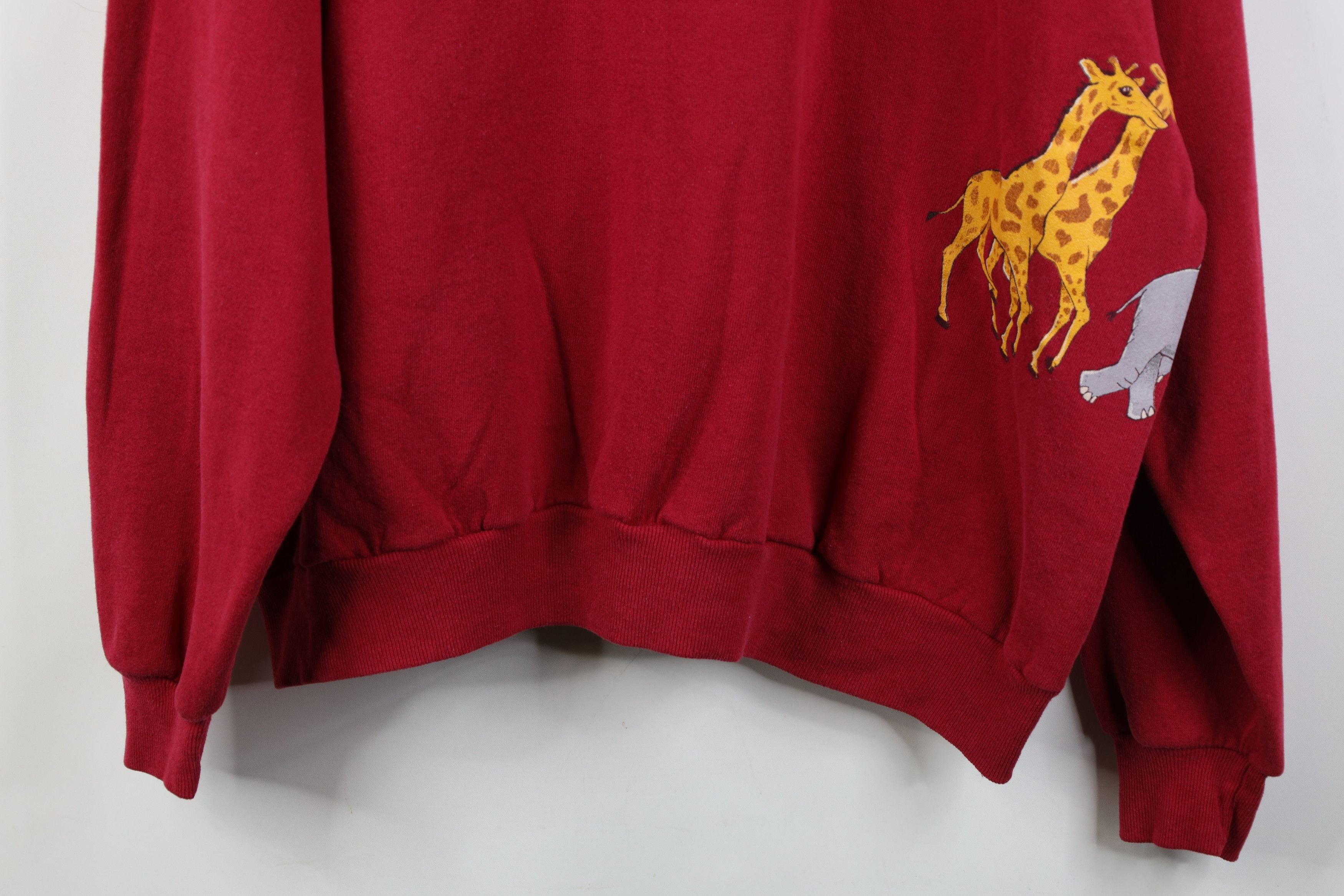 Vintage Vintage 90s Christian Noahs Ark All Over Print Sweatshirt Size 3XL / US 20-22 - 15 Thumbnail
