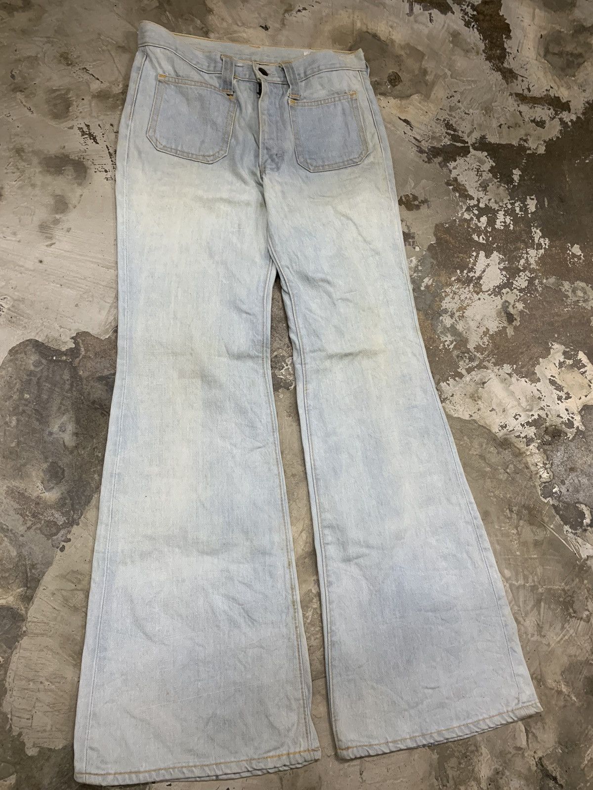 Wrangler 90s WRANGLER FLARE PANT RARE Size 29" - 4 Thumbnail