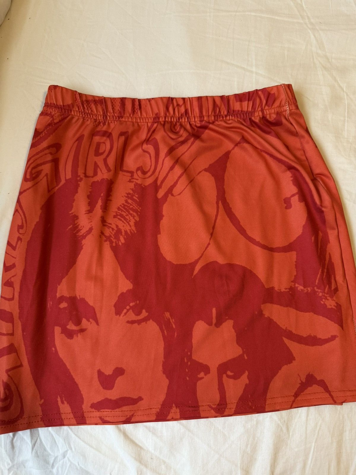 Other Orange/Red Mini Skirt Size 27" / US 4 / IT 40 - 1 Thumbnail