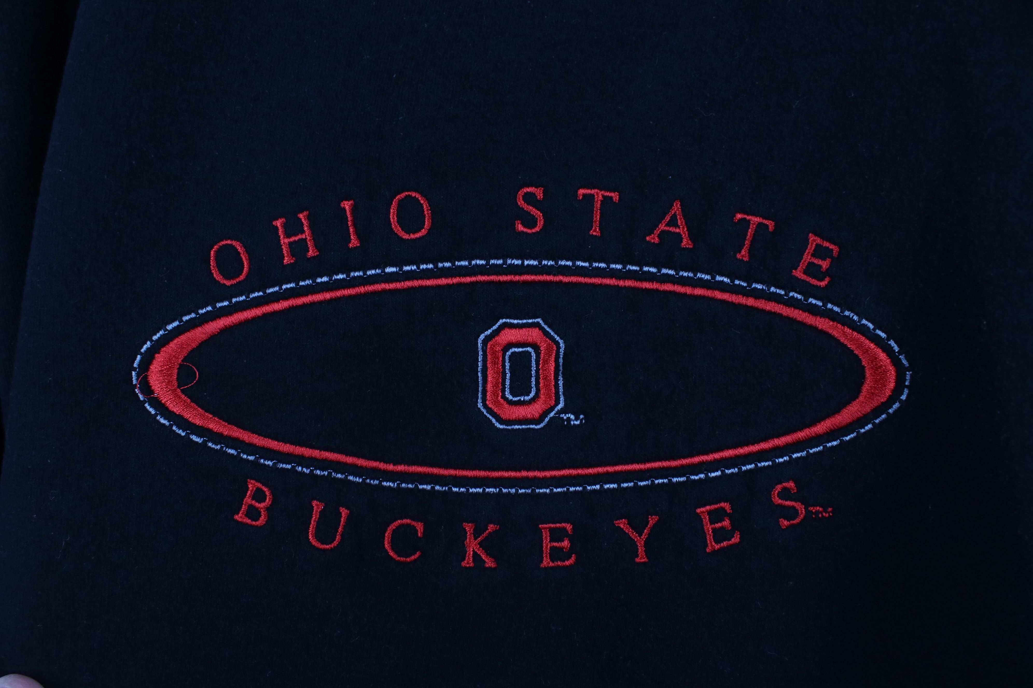 Vintage Vintage 90s Spell Ohio State University Crewneck Sweatshirt Size US XL / EU 56 / 4 - 4 Thumbnail