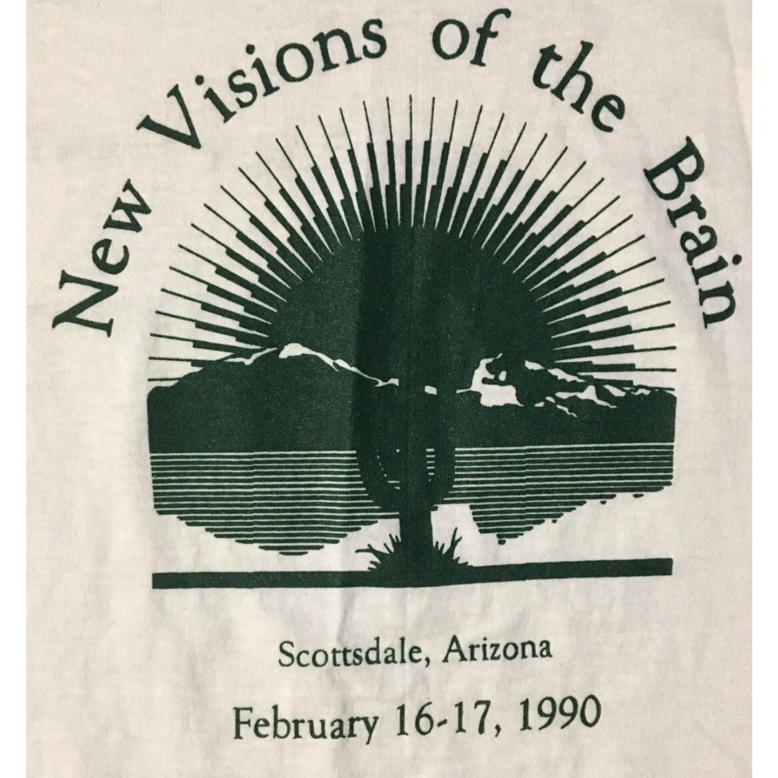 Vintage VINTAGE 90s New Visions Of The Brain Psychiatrist Shirt M USA Kindness Therapy Love Shirt Size US M / EU 48-50 / 2 - 3 Thumbnail
