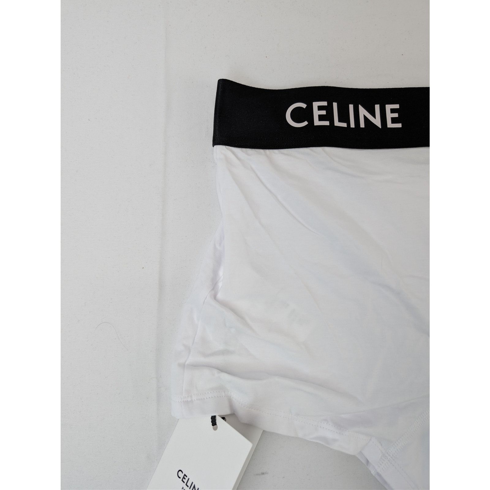 Celine o1rshd1 Q:2 / Size: XXL / Boxer Shorts Celine Logo in White Size US 38 / EU 54 - 4 Thumbnail
