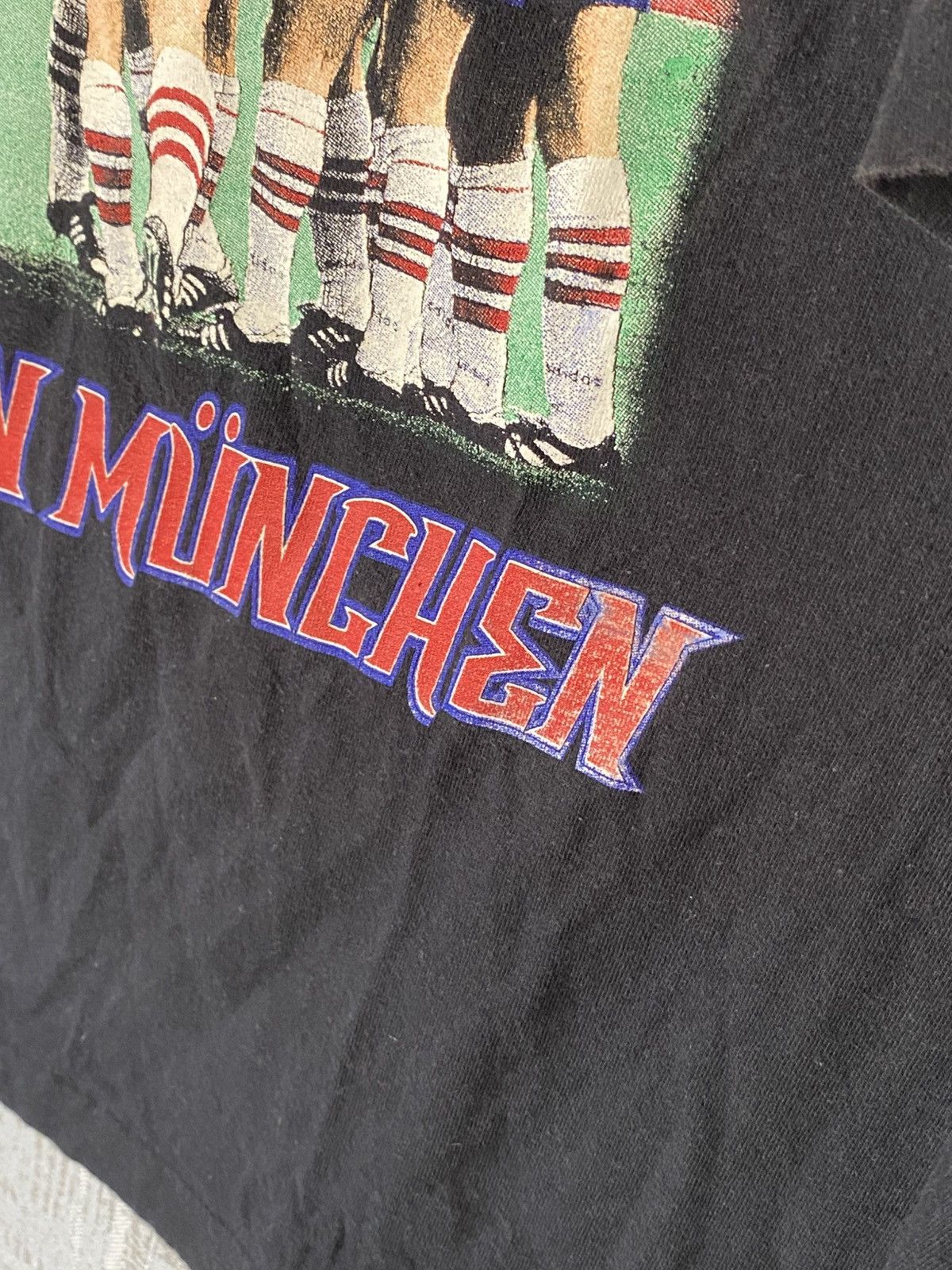 Adidas Vintage Bayern Munich Fc Adidas 1997 Double-sides Tshirt Size US XL / EU 56 / 4 - 7 Thumbnail