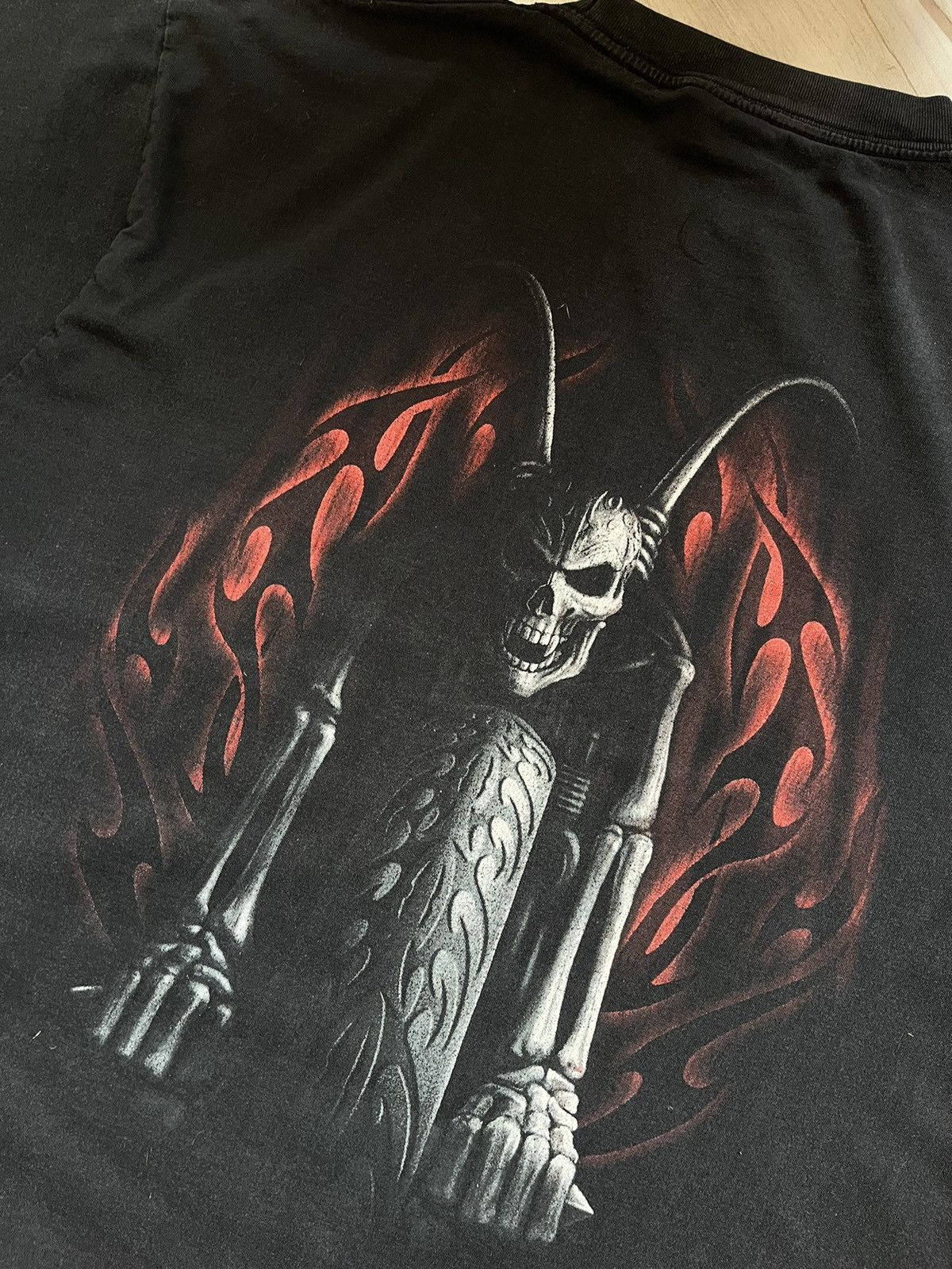 Band Tees × Vintage Spiral T-shirt Gothic rock vintage faded logo Size US L / EU 52-54 / 3 - 12 Thumbnail