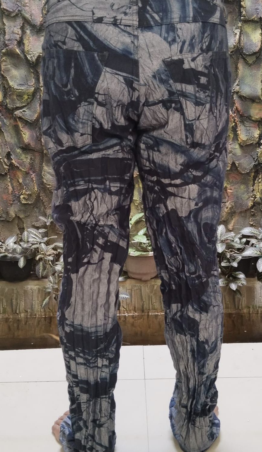 Issey Miyake Issey miyake meguru yamaguchi "out of bounds" Wrinkle jeans Size US 36 / EU 52 - 1 Thumbnail