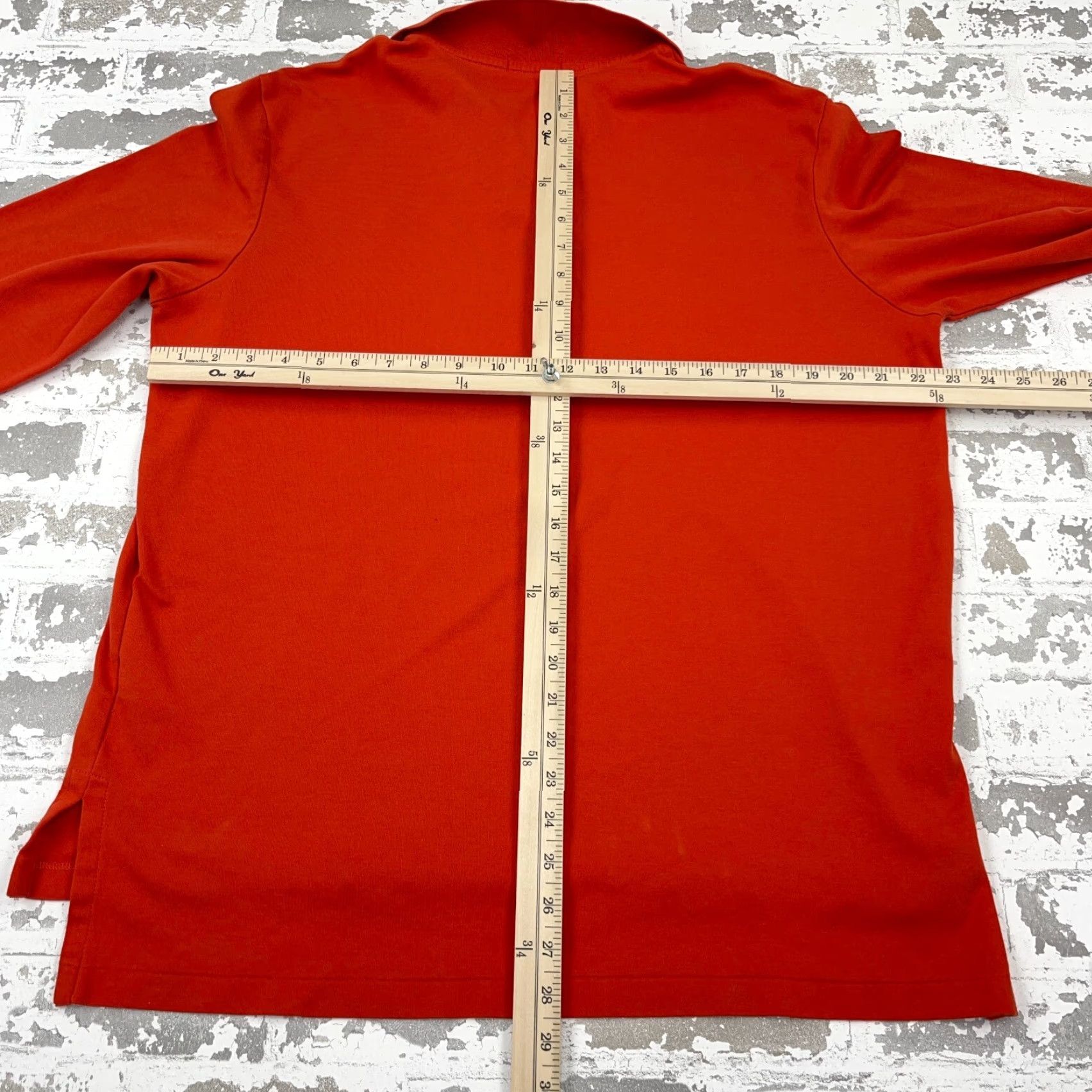 Polo Ralph Lauren Polo Ralph Lauren Polo Shirt Men 2XL Orange Solid Cotton Golf Rugby Casual Classic Modern Size US XXL / EU 58 / 5 - 7 Thumbnail