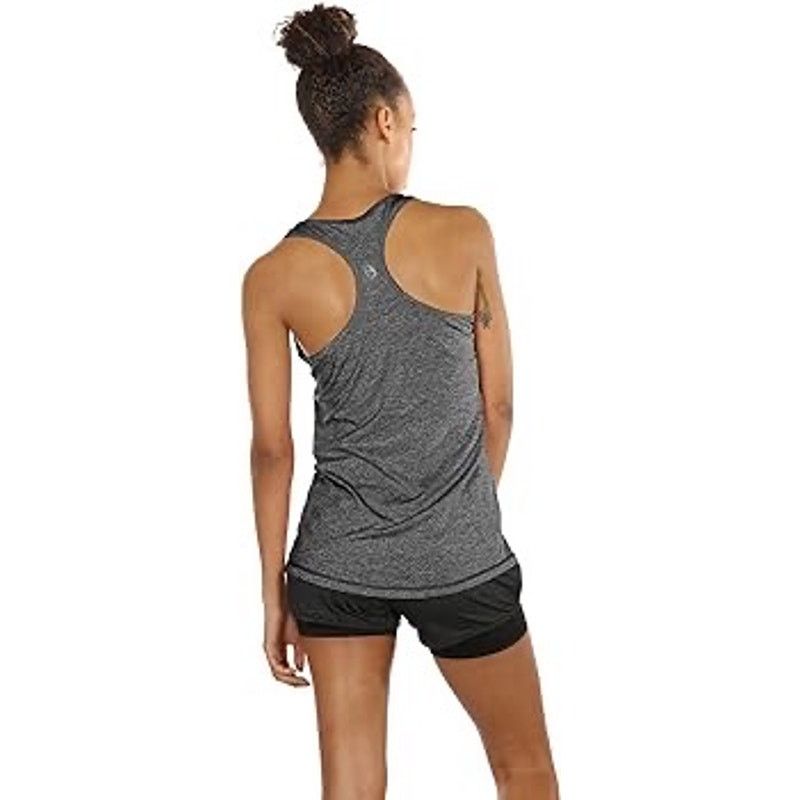 Other Icyzone Women's Racerback Workout Tank Tops - Heather Gray Size L / US 10 / IT 46 - 14 Thumbnail