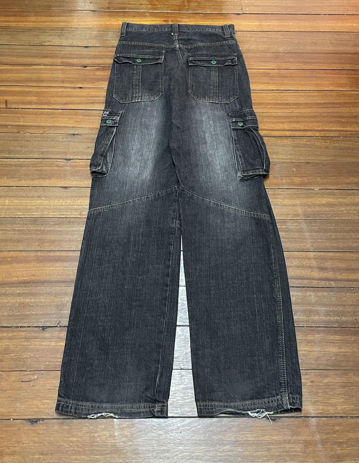 14th Addiction Rare Design Vintage Brand PJ Surf Baggy Cargo Pants 2000s Size US 31 - 2 Thumbnail