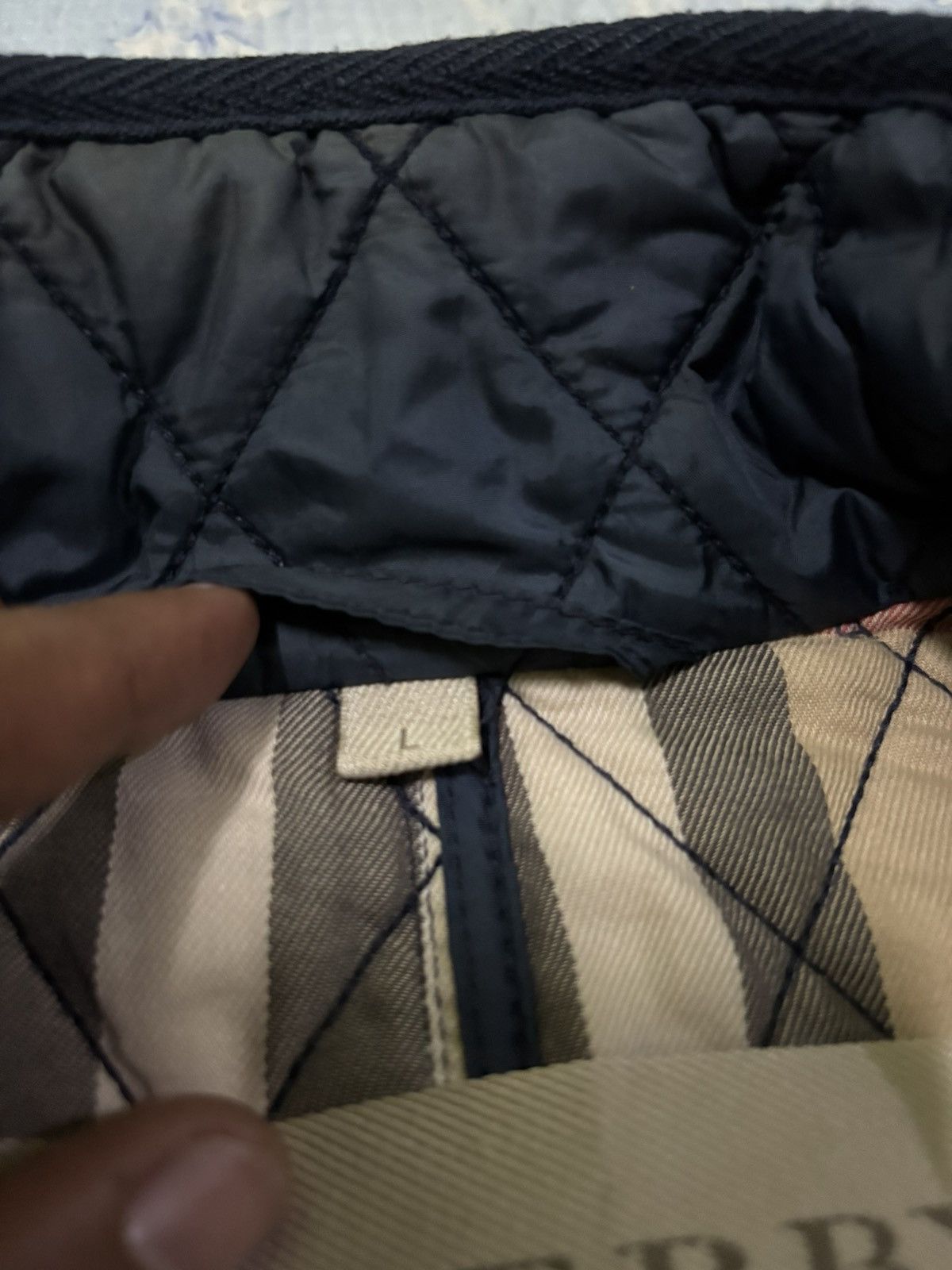 Burberry Burberry Brit Quilted Sun Faded Jacket Size US L / EU 52-54 / 3 - 13 Thumbnail