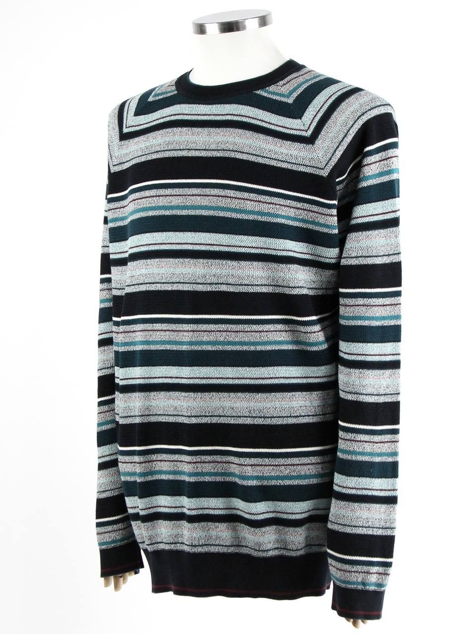 FALKE FALKE Knitted cotton striped jumper Size US XXL / EU 58 / 5 - 2 Thumbnail