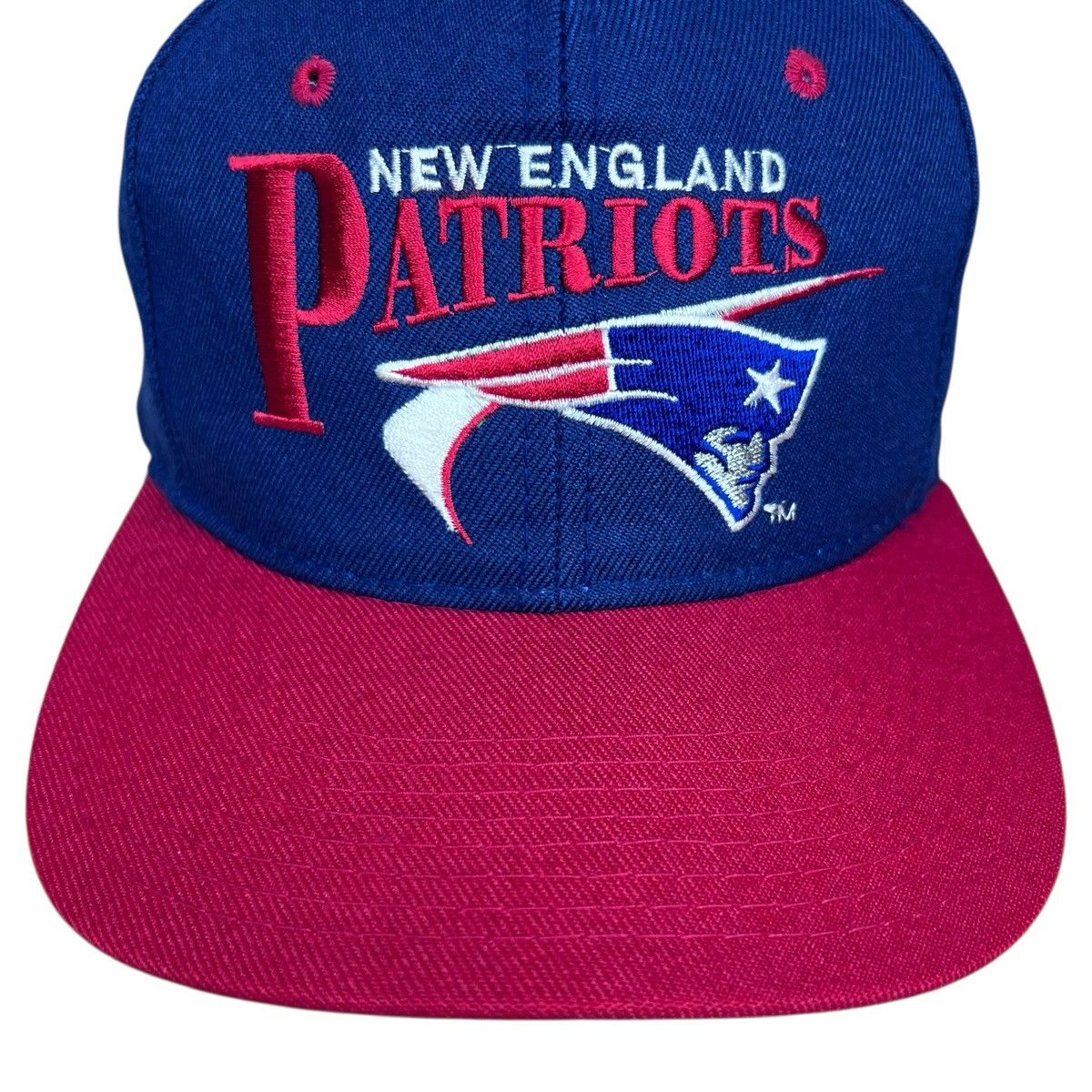 NFL Vtg 90s NFL New England Patriots Drew Pearson Wool Snapback Size ONE SIZE - 5 Thumbnail