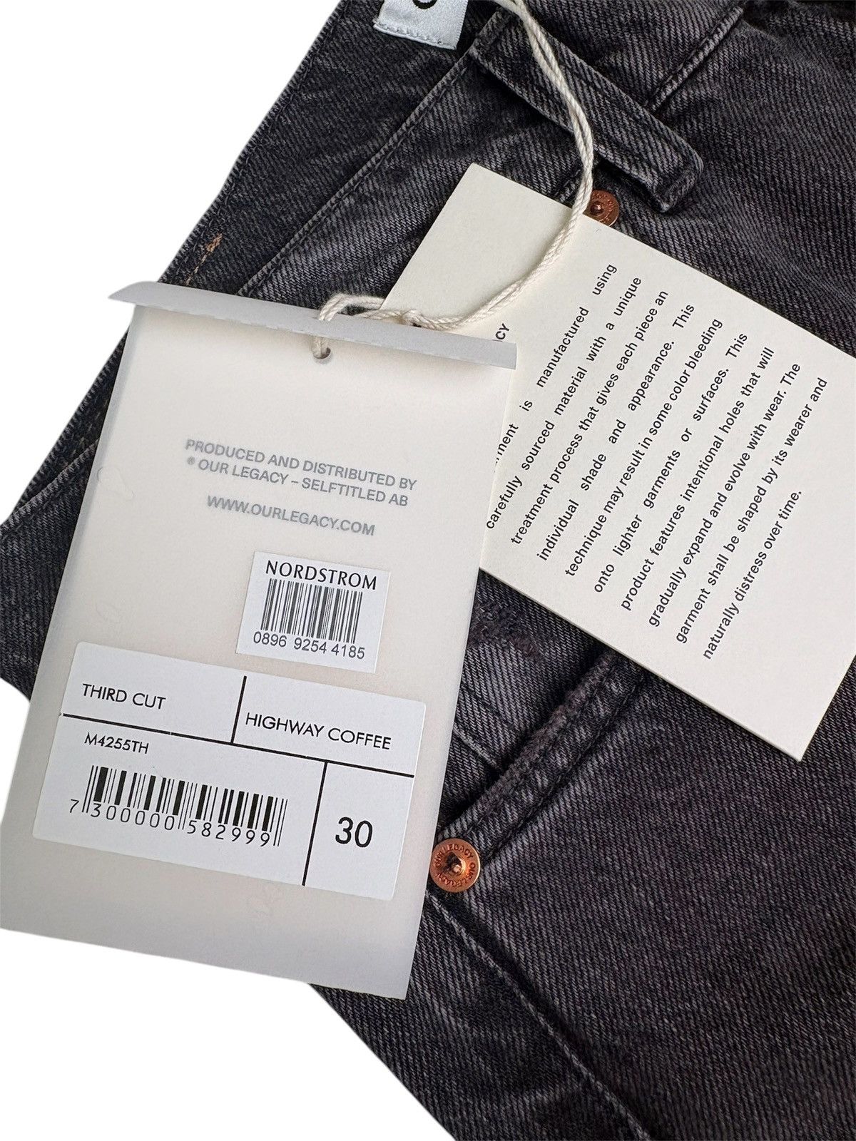 Our Legacy Our Legacy Third Cut Denim Highway Coffee Ripped Jeans Size US 30 / EU 46 - 11 Thumbnail