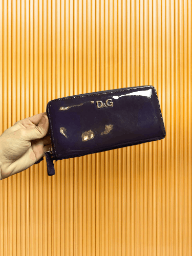 Dolce & Gabbana Purple Leather Quilted D&G Women's DOLCE&GABBANA Size ONE SIZE - 1 Thumbnail