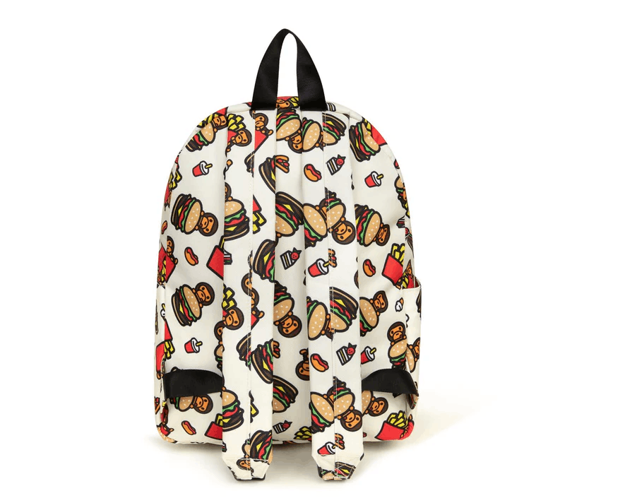 Bape NEW BABY MILO MEDIUM hamburger BACKPACK Size ONE SIZE - 3 Thumbnail
