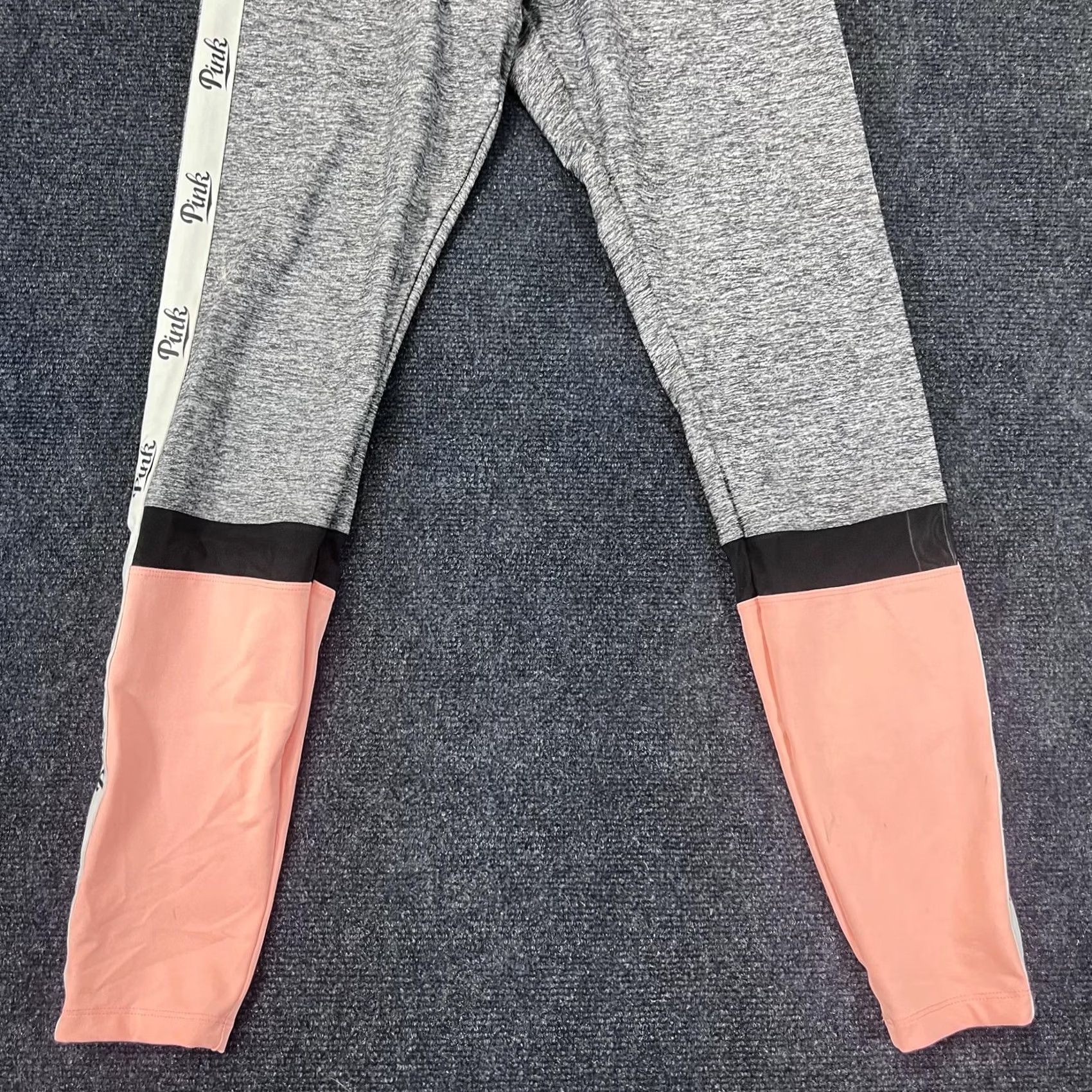 Pinko PINK Ultimate Leggings Womens M Yoga Pants Colorblock Gray Size 32" / US 10 / IT 46 - 2 Thumbnail