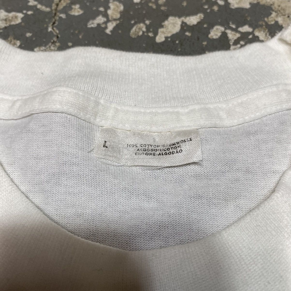 Vintage Vintage Michelangelo The Creation Of Adam Art 90s Tshirt Size US L / EU 52-54 / 3 - 3 Thumbnail