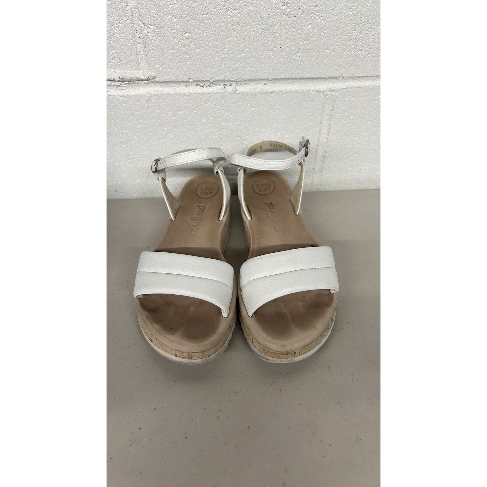 Other W/box Paul green 7.5, UK 5 Mindy white sandal comfy platform Size US 7.5 / IT 37.5 - 2 Thumbnail