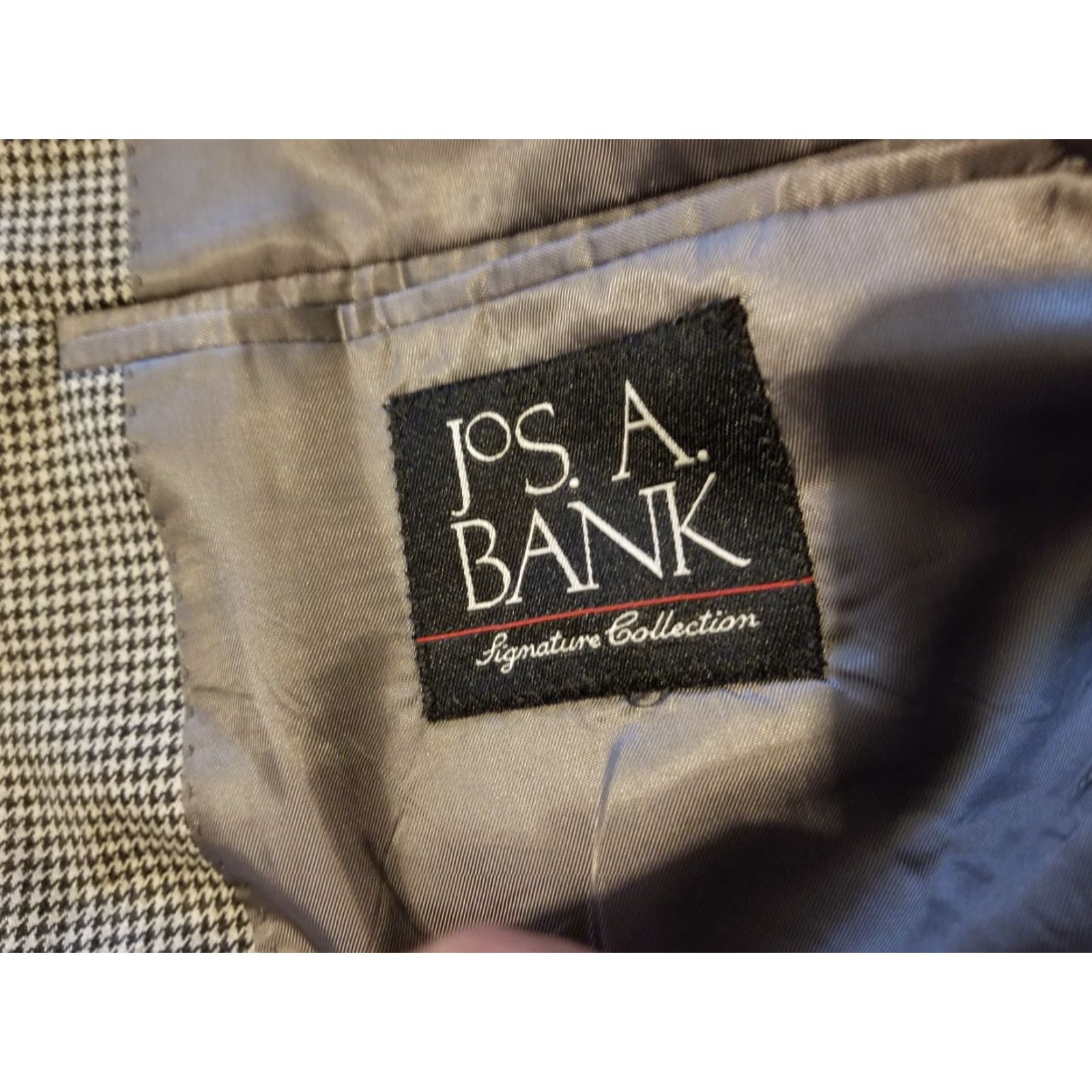Jos. A. Bank Mens Jos. A. Bank Blazer 3-in-1 Wool Sports Jacket Gray 44R Men Size 44R - 7 Thumbnail