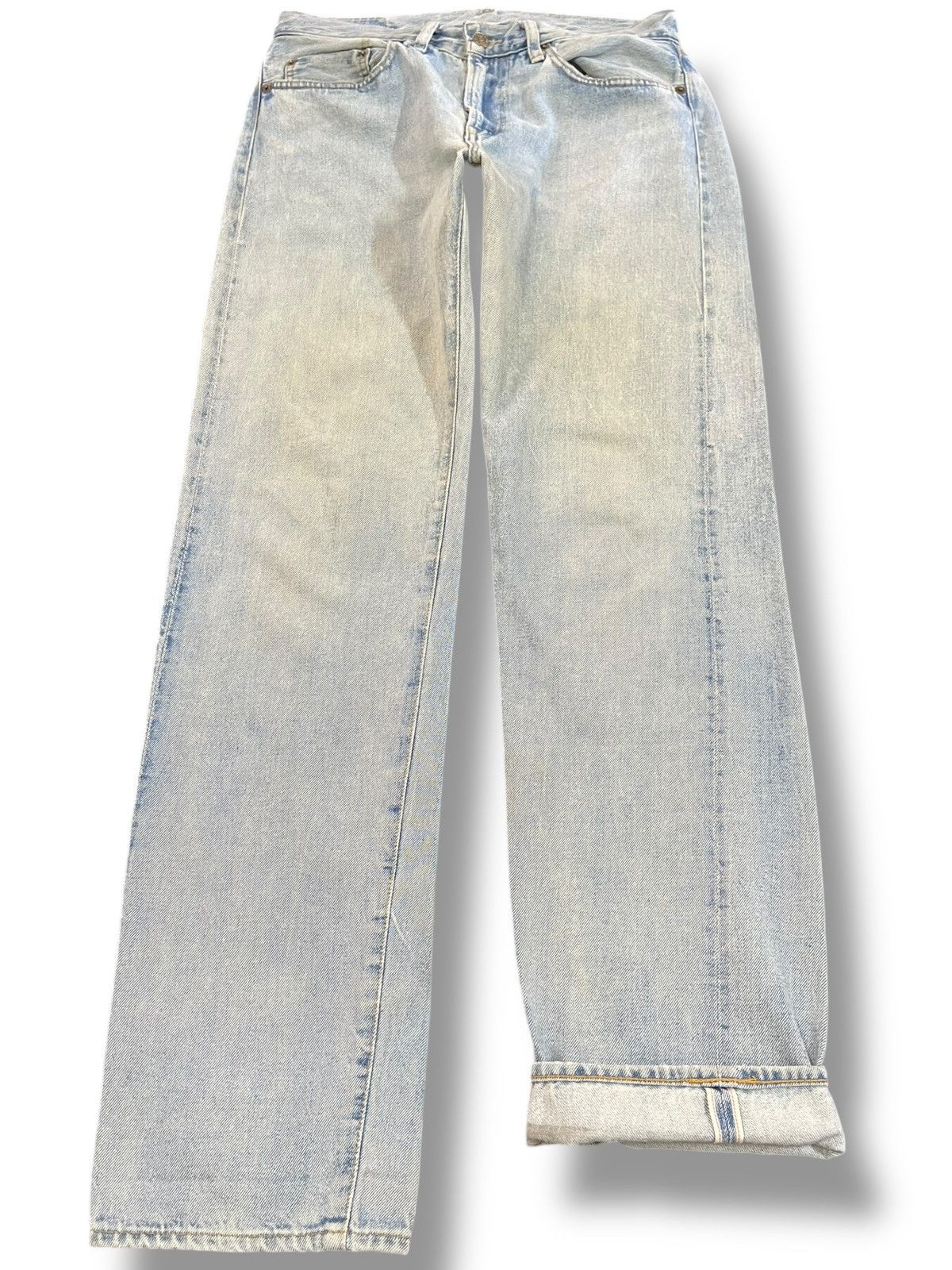 Levi's × Levi's Vintage Clothing 00’s Levi’s Selvedge Faded Denim Size US 31 - 1 Thumbnail