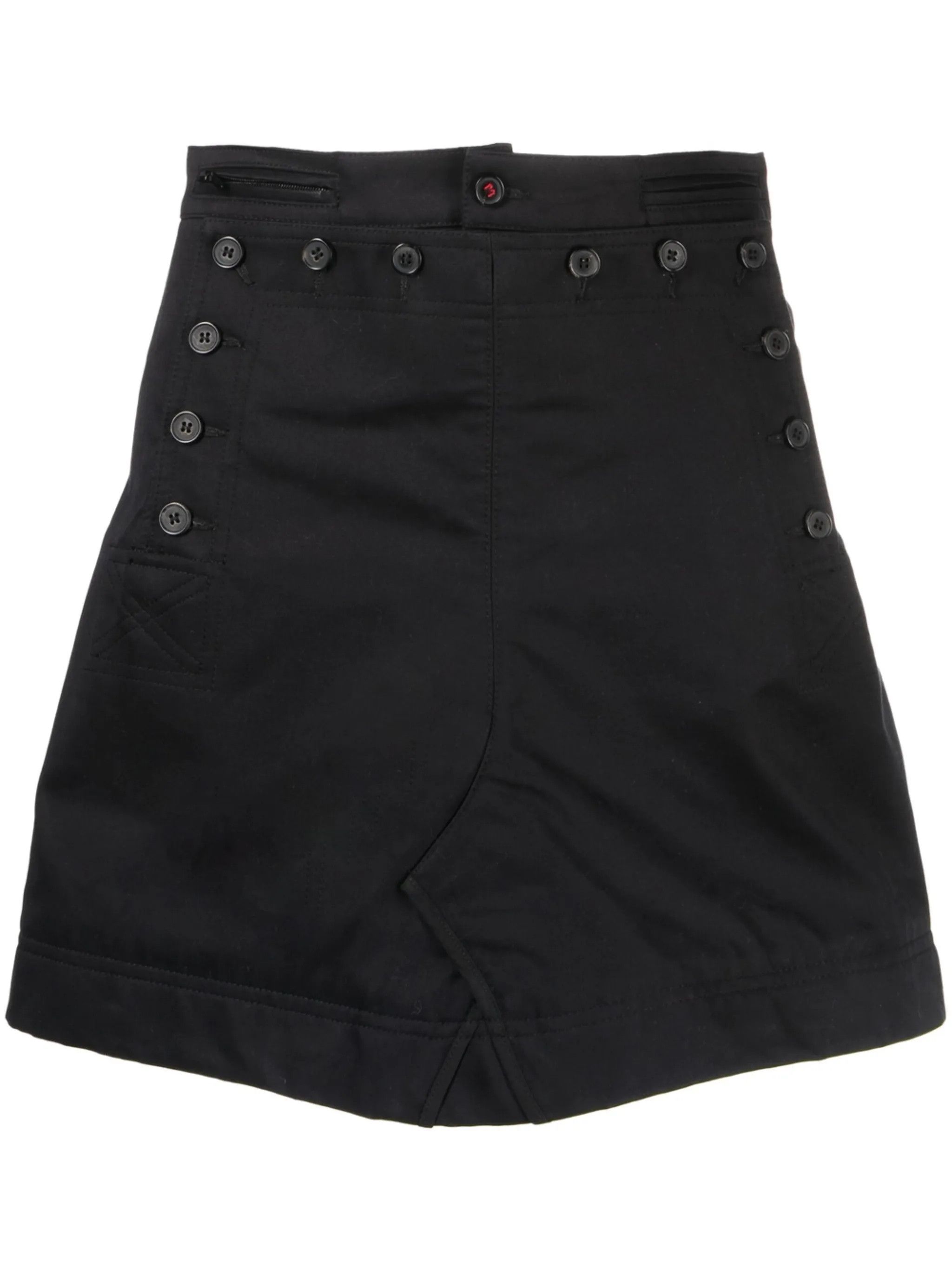 Maison Margiela o1y0625 Mini Skirt in Black Size 28" / US 6 / IT 42 - 1 Thumbnail