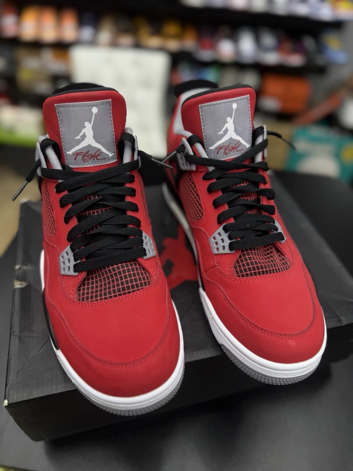 Jordan Brand Nike Air Jordan Retro 4 Toro Bravo (308497-603) Size 12 Men Size US 12 / EU 45 - 4 Thumbnail