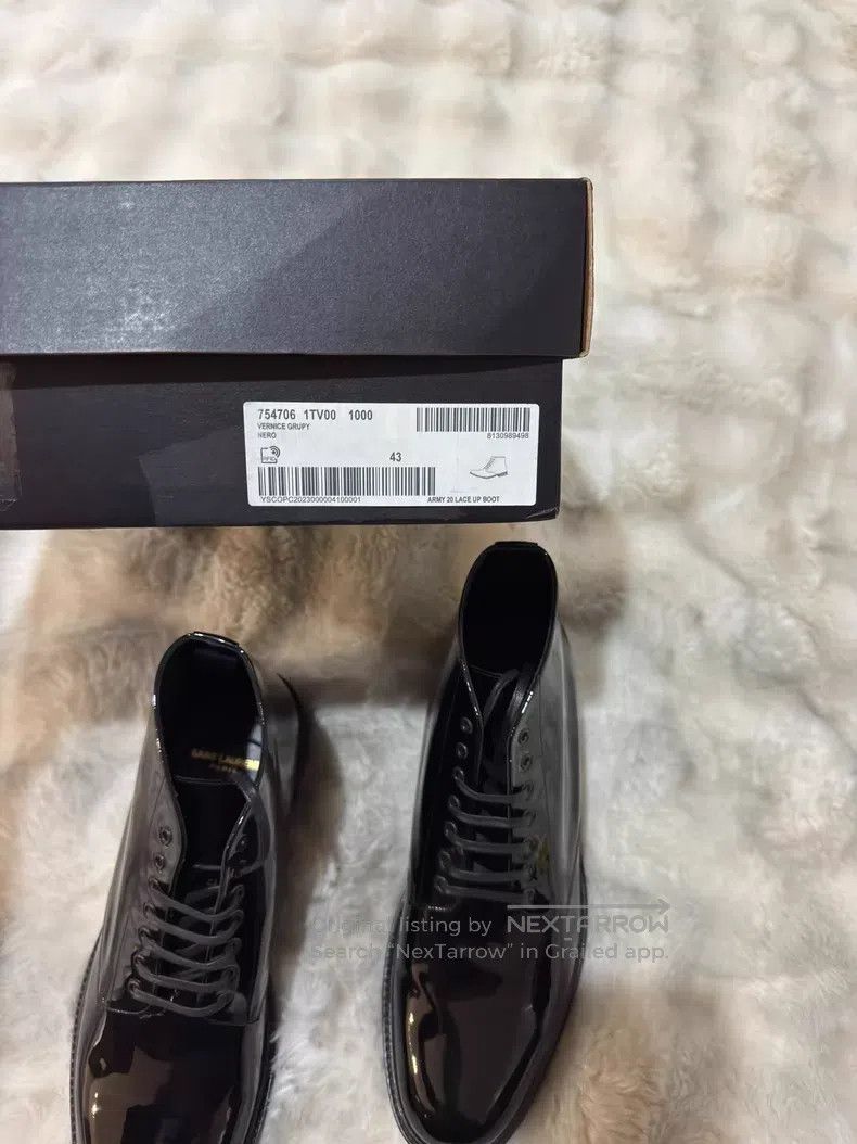 Saint Laurent Paris Saint Laurent Paris Men's Lace-up Boots Size US 10 / EU 43 - 8 Thumbnail