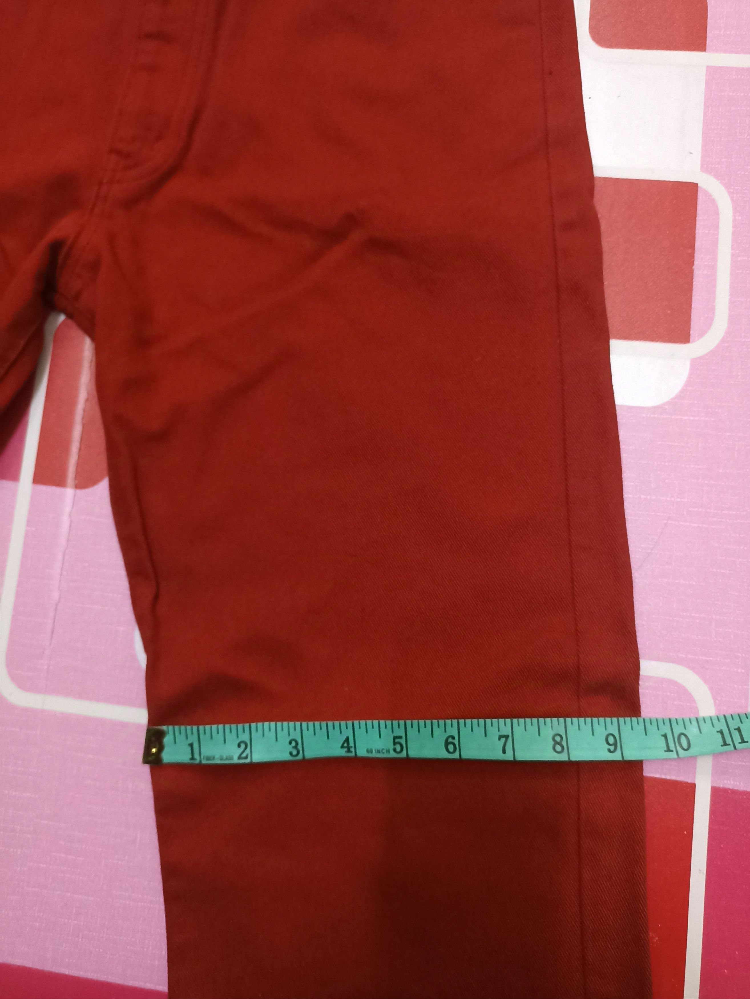 Beauty Beast Vtg 80s Vintage Bobson jeans size 32" red colour Size US 32 / EU 48 - 13 Thumbnail