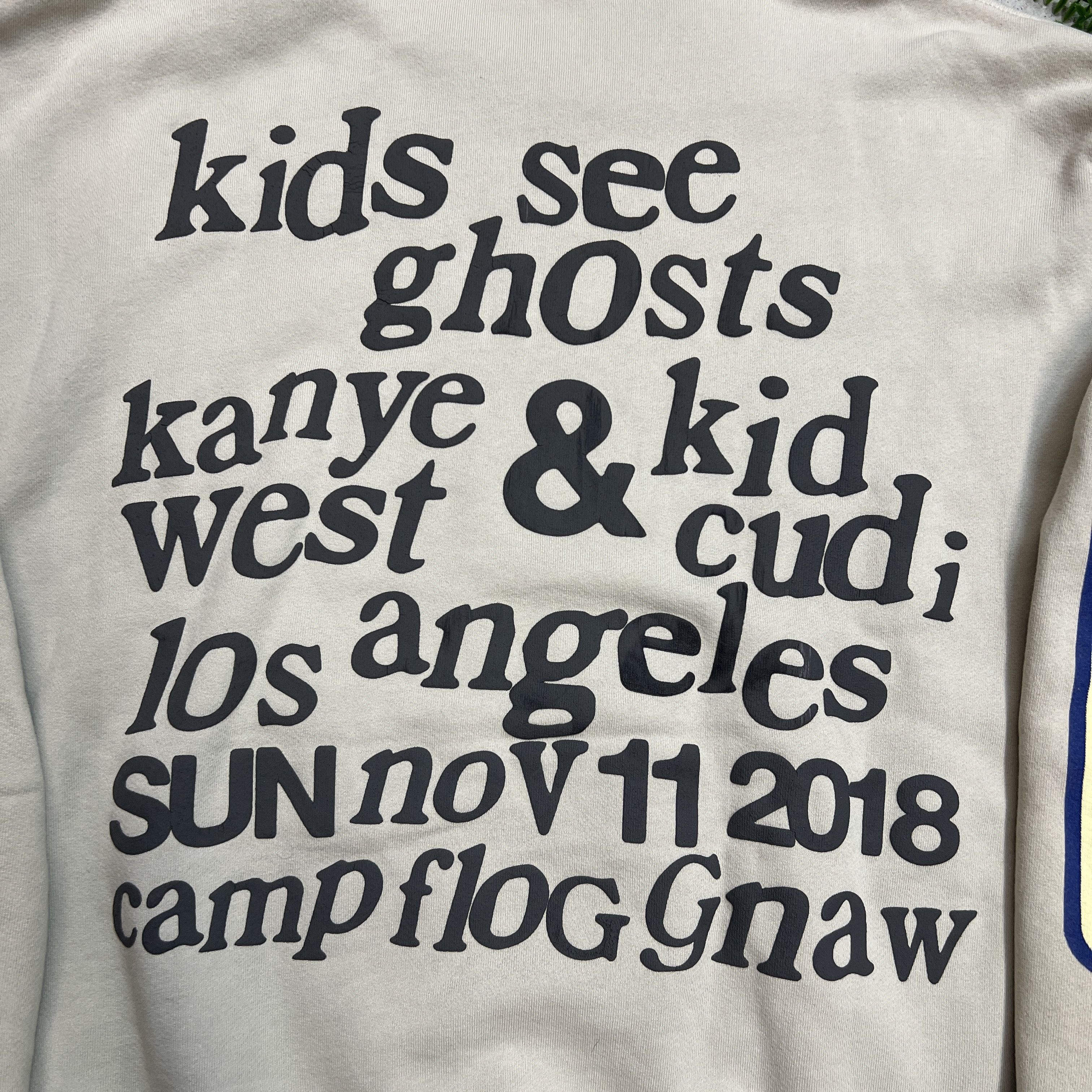Cactus Plant Flea Market × Kanye West × Kid Cudi CPFM Kids See Ghost Kanye Kid Cudi Tan Crewneck Size US L / EU 52-54 / 3 - 8 Thumbnail