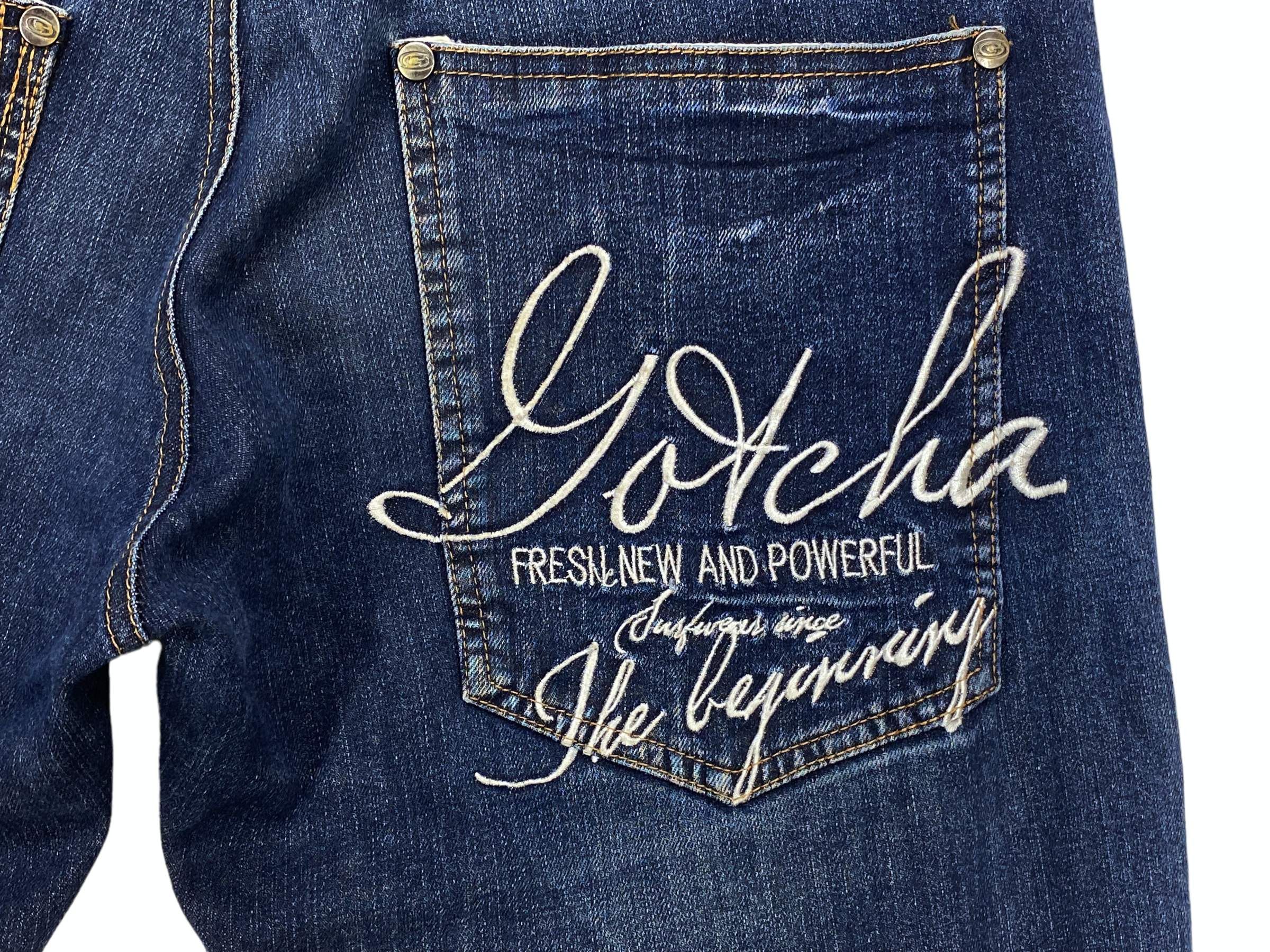 Gotcha × Japanese Brand Gotcha Jeans Gotcha Hip Hop Surf Pants Size US 33 - 7 Thumbnail