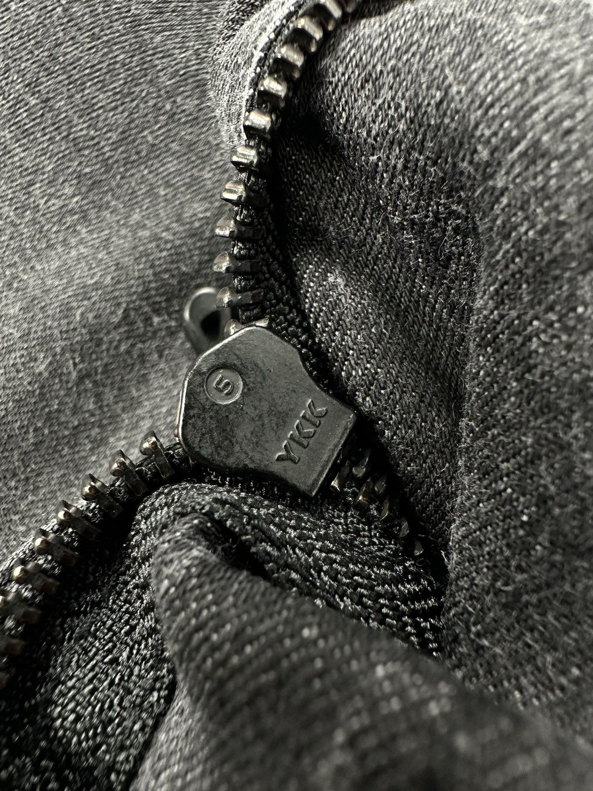 Julius Julius S/S18 Banana Curved 6oz Stretch Denim in Washed Black Size US 30 / EU 46 - 13 Thumbnail