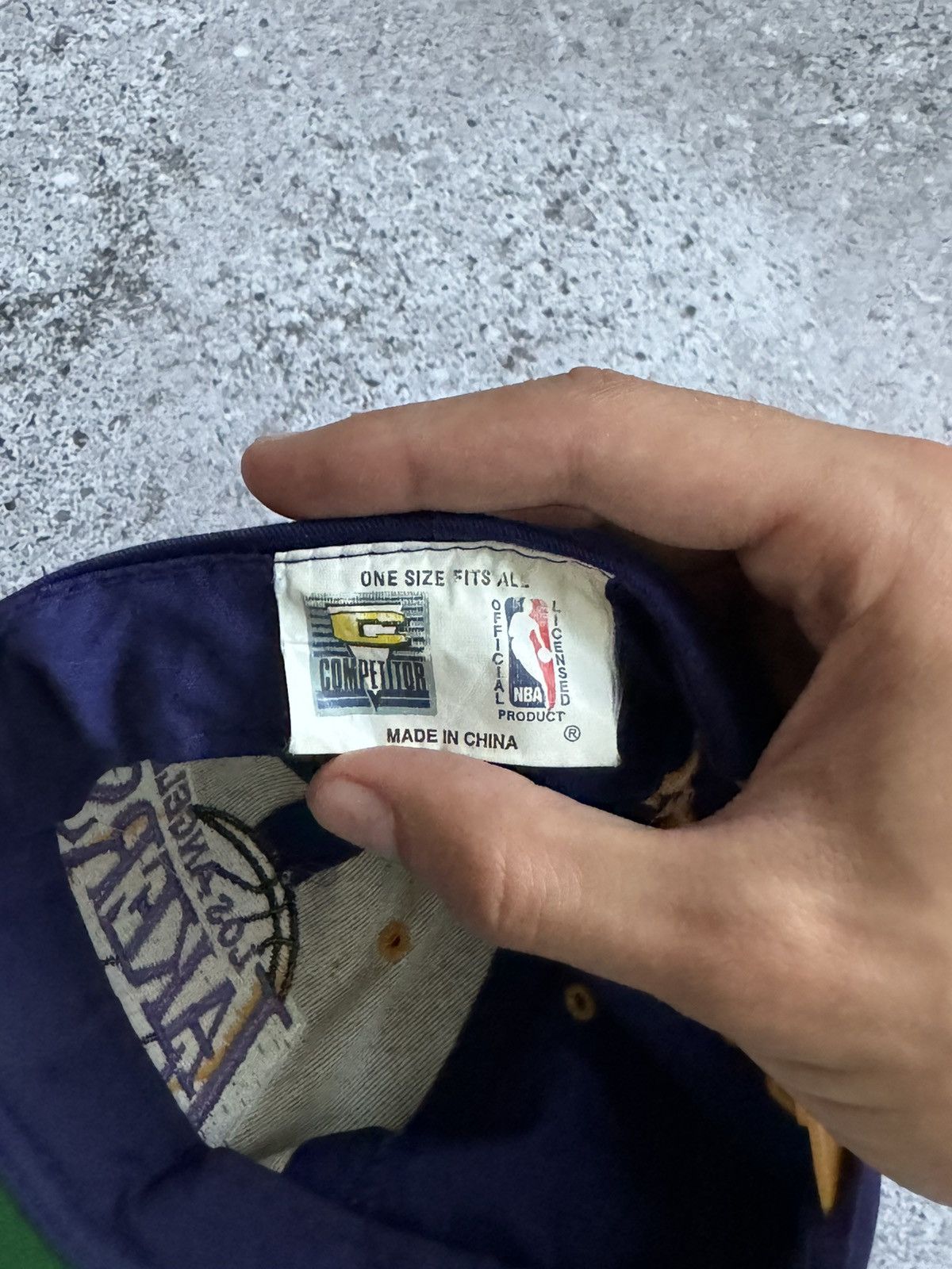 NBA × Vintage Vintage Lakers basketball SnapBack cap Size ONE SIZE - 9 Thumbnail