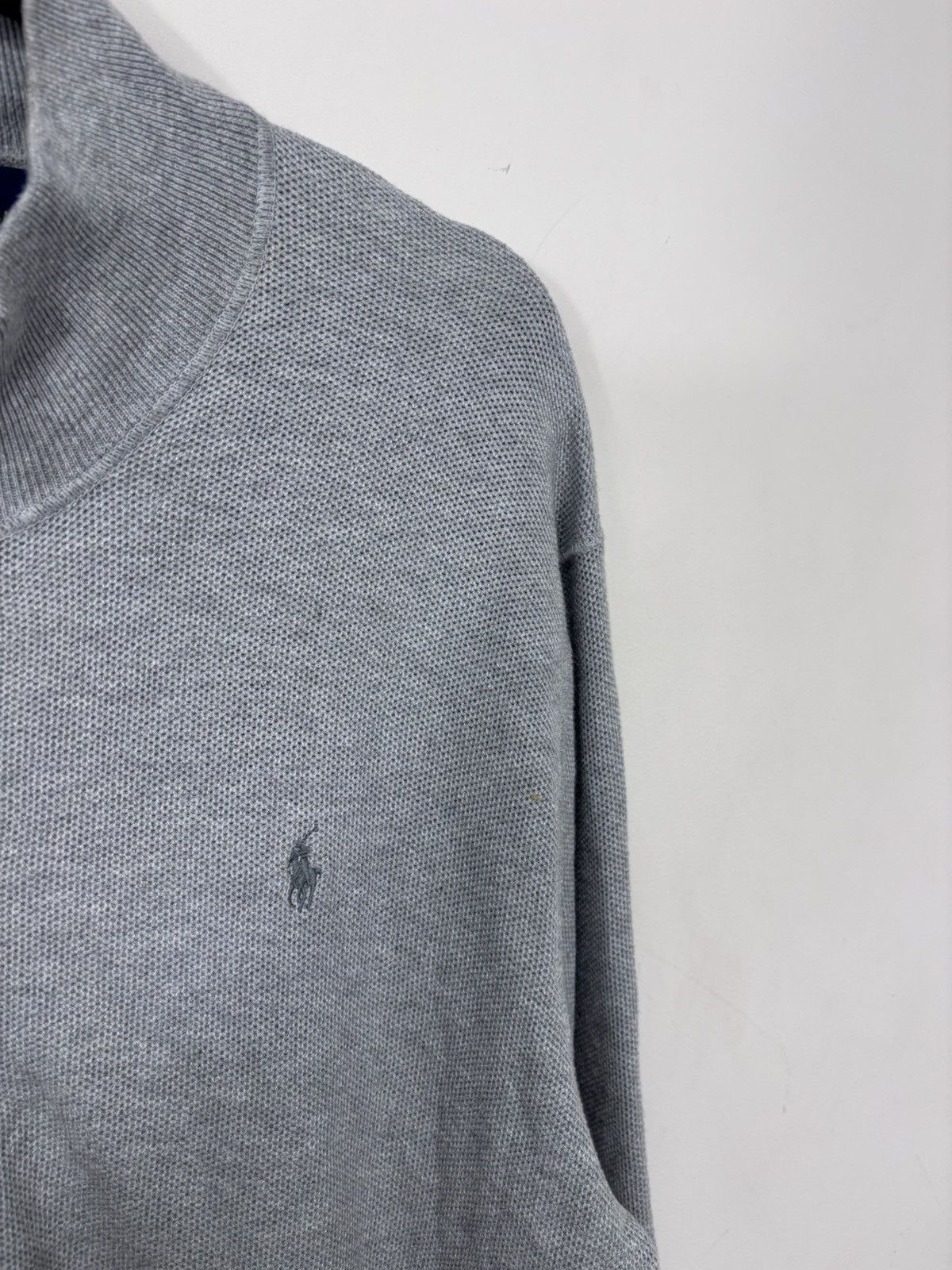 Polo Ralph Lauren Polo Ralph Lauren Men’s Grey Pima Cotton Full Zip Sweater Size US XL / EU 56 / 4 - 3 Thumbnail