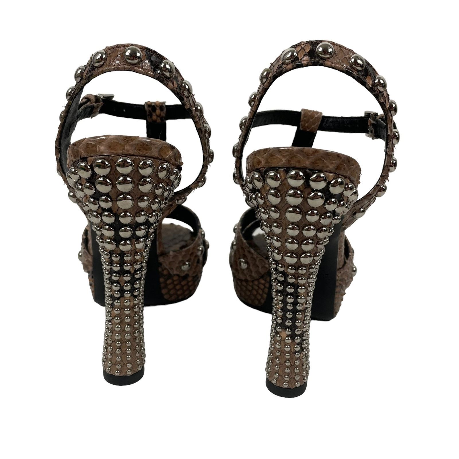 Michael Kors Michael Kors Rosanna Sandals Python Studded Size 37.5 Size US 7.5 / IT 37.5 - 9 Thumbnail