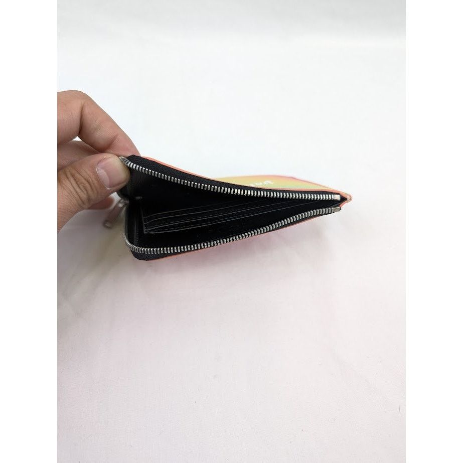 Palm Angels o1rshd1 Q: 3 / Size: OS / Rainbow Logo Zipped Card Holder Size ONE SIZE - 7 Thumbnail
