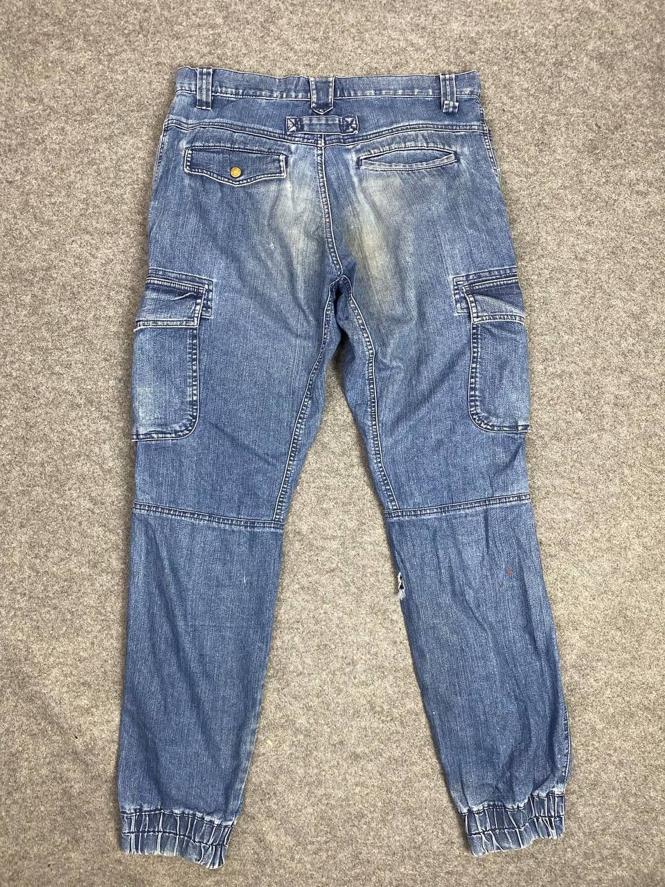 image of Distressed Denim s Cargo Denim Distressed, Men's (Size 36)
